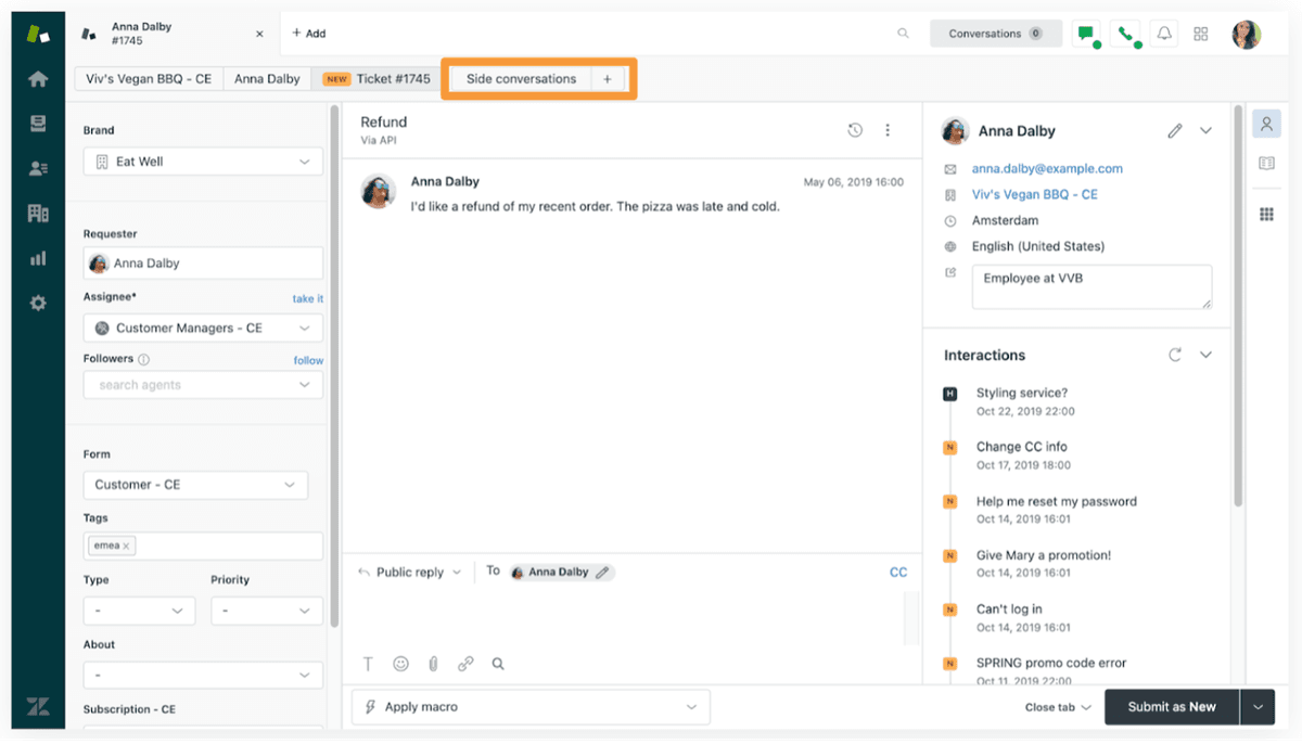 Zendesk Light Agent
